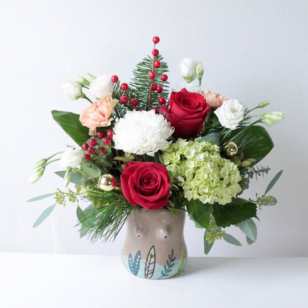 Double Trouble Flower Arrangement