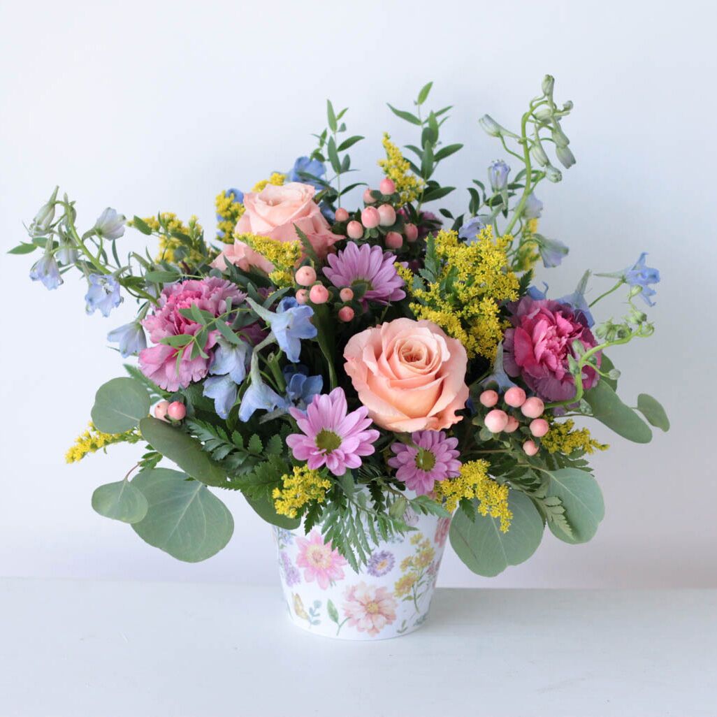 Pretty in Peach Floral Arrangement