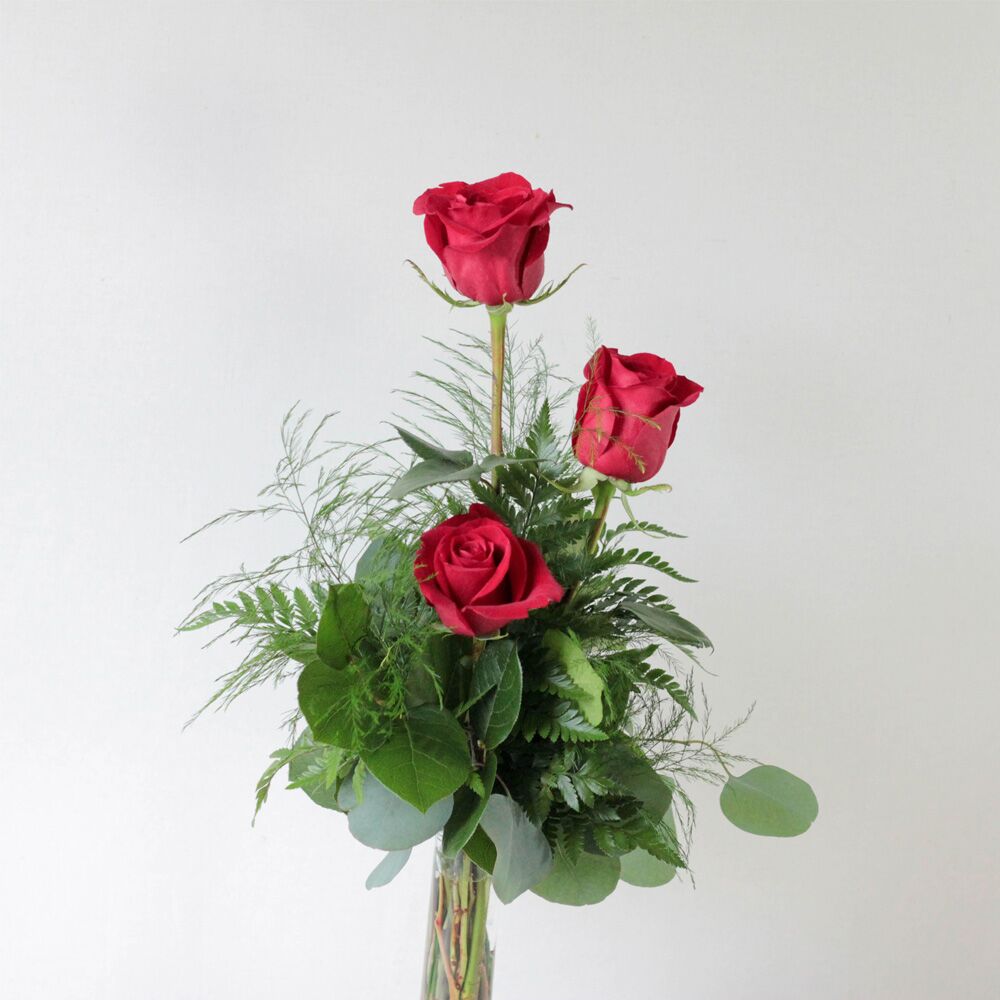 Triple Rose Bud Vase X DO NOT USE UNTIL AFTER VDAY - Image 2