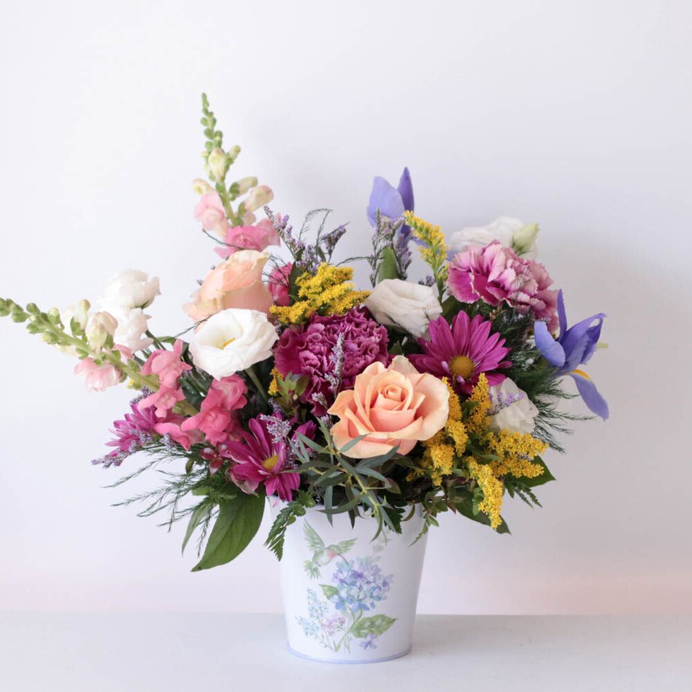 Hummingbird Heartbeat Floral Arrangement
