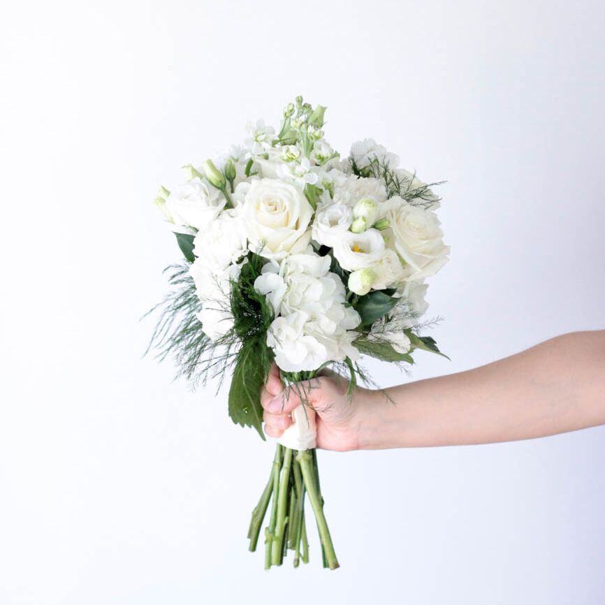 White Bridal Bouquet