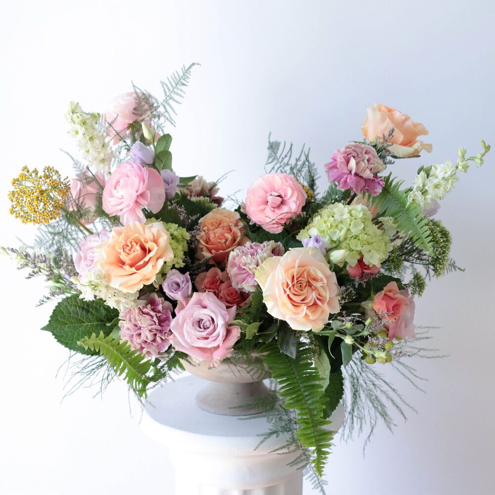 Large Ceramic Wedding Bud Vase