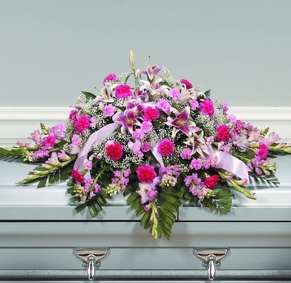Forever Adored Casket Spray