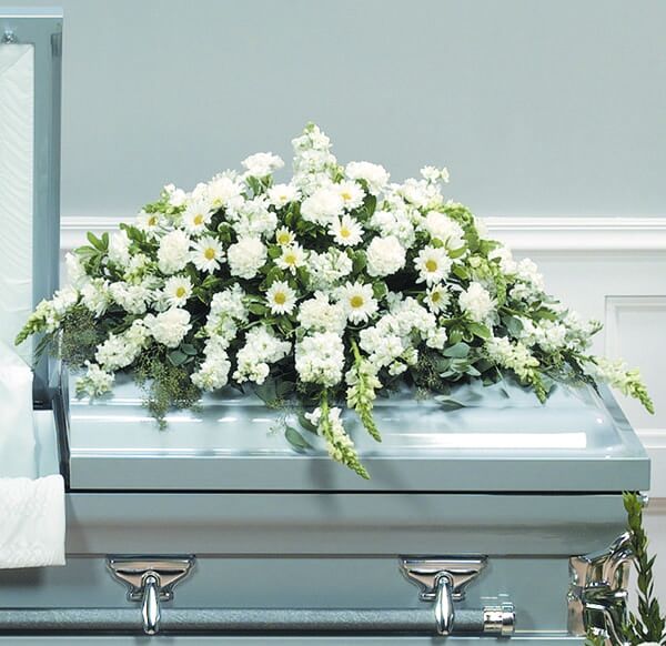 Celestial Light Casket Spray