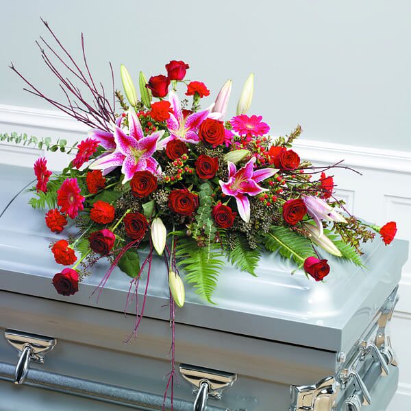 Richly Cherished Casket Spray