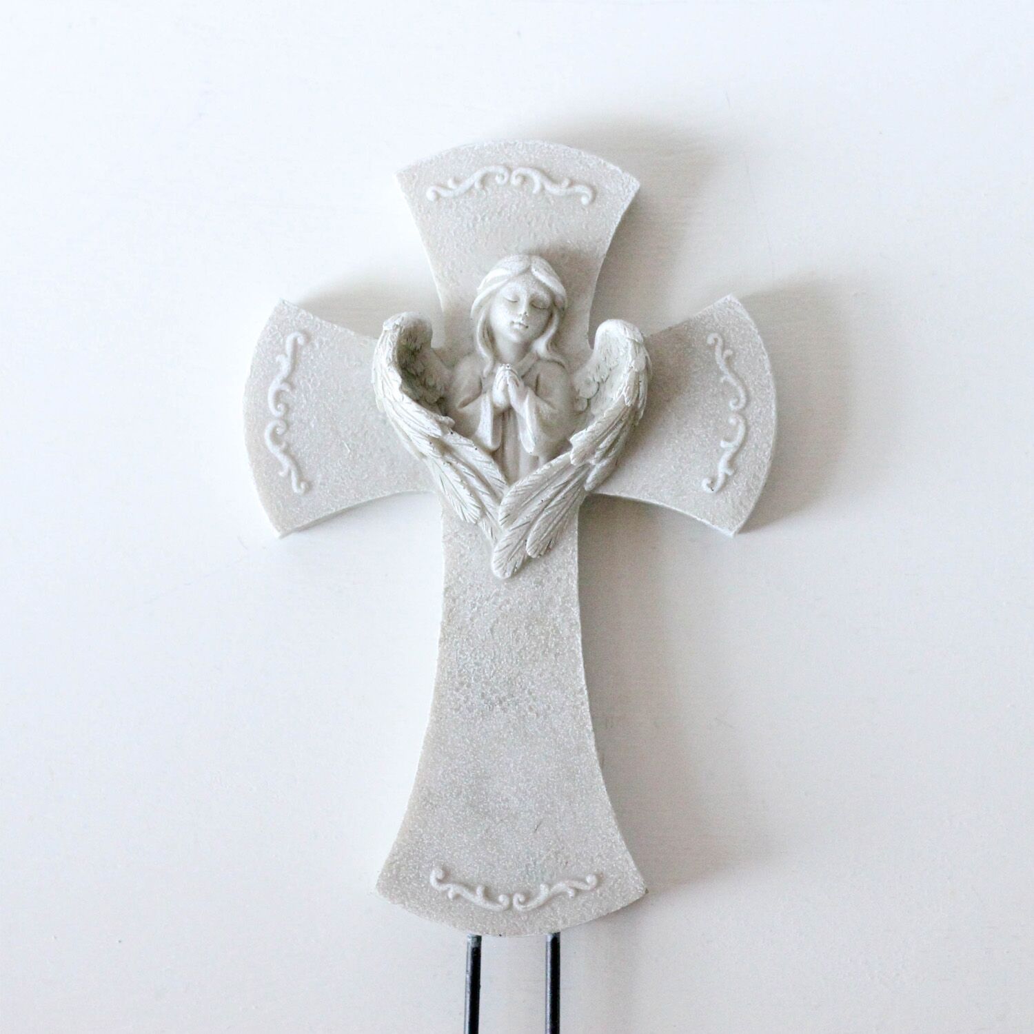 Mary - A lovely table top floral design with a ceramic Mary included